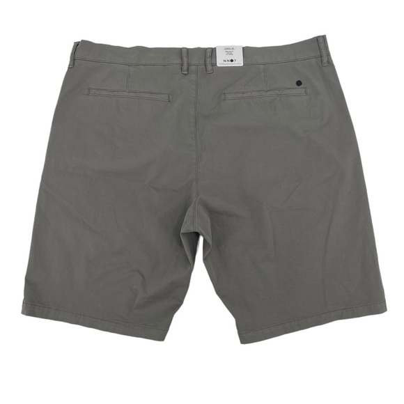 NWT NNO7 No Nationality Gray Mid Rise Shorts Size 38 Men's - Picture 4 of 9